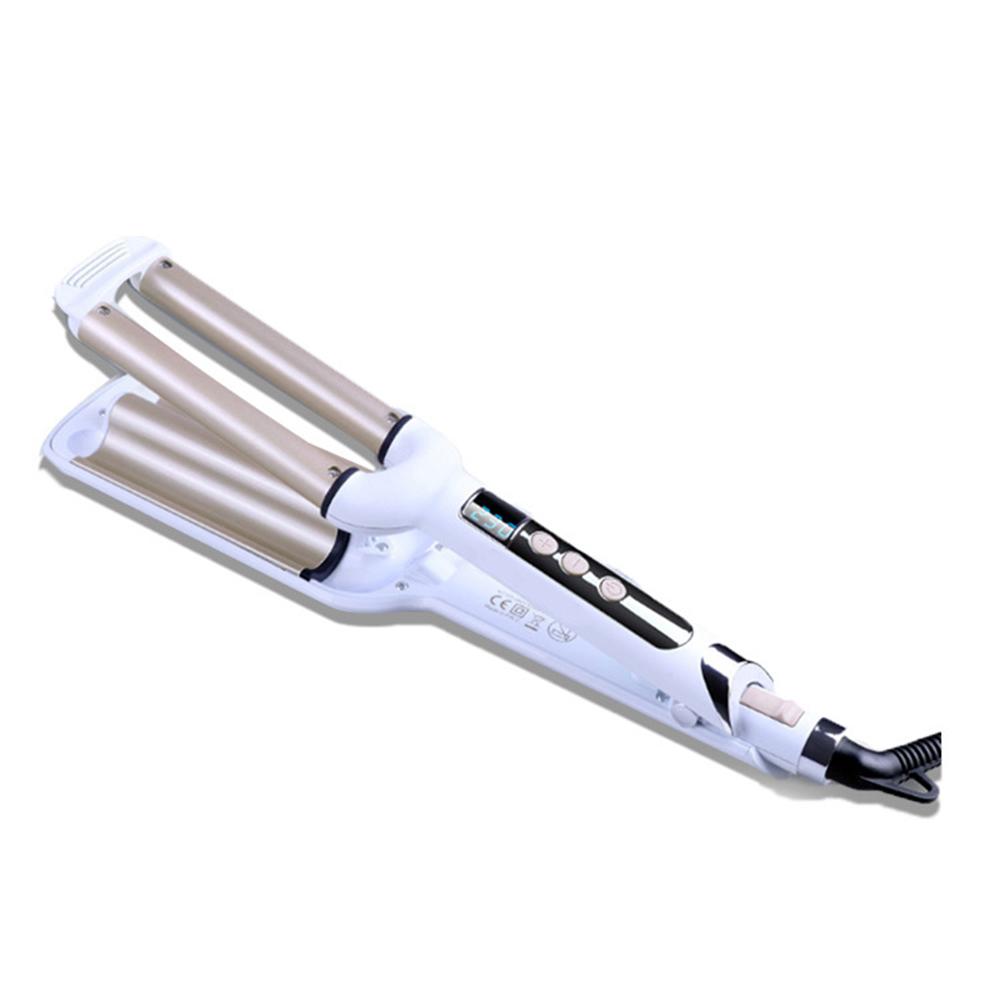 Curly Hair Artifact Three Tube Curling Iron Wave Roll Hair Curler with LCD Display Ceramic Triple Barrel Hair Tools