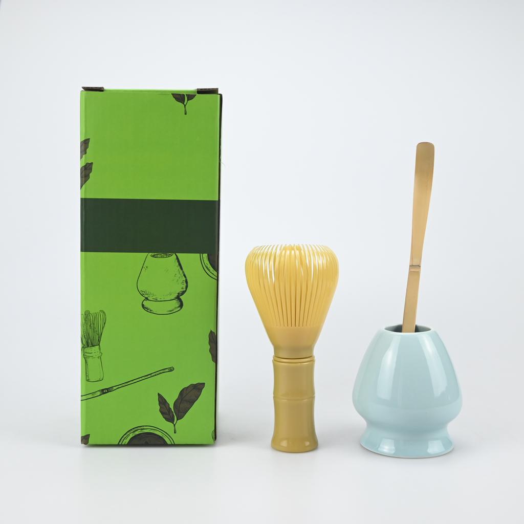 3PCS/Set Japanese-style Plastic Tea Whisk, Matcha Spoon, Tea Whisk Stand, Perfect Gift For Ceremony, Traditional Decoration