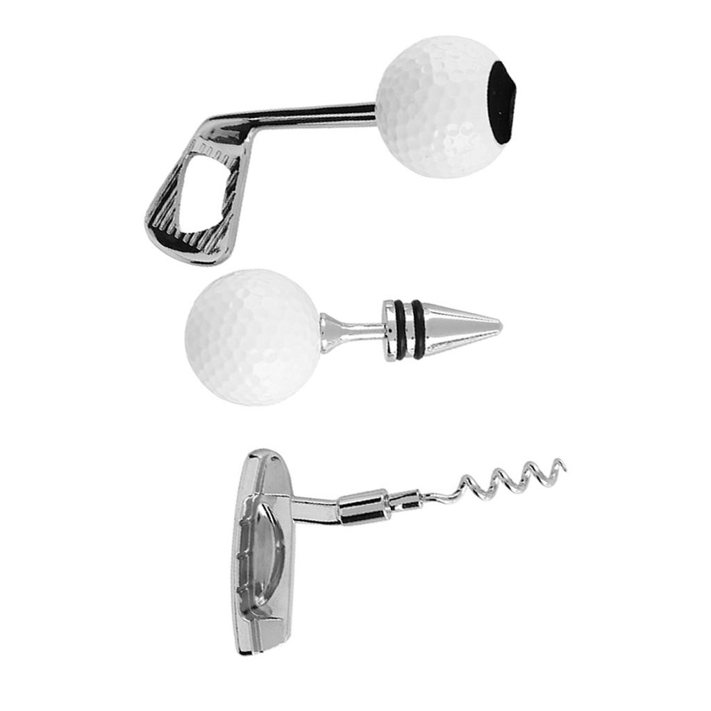 Vývrtka ve tvaru golfové hole Otvírák na láhve na červené víno a pivo Otvírák na korky Sada kuchyňského náčiní pro klub, bar