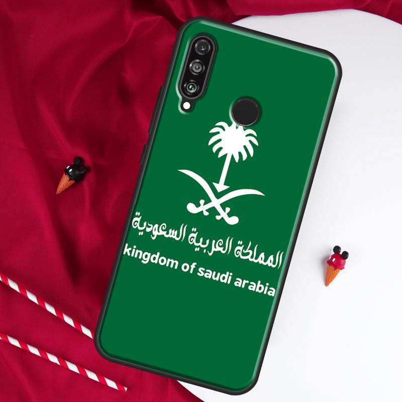 Saudi Arabia Flag For Huawei Nova 9 SE 10 5T Y90 Y70 Y60 Y61 Y91 Y72 12i 12s 11i P60 Pro P20 P30 P40 Lite Case
