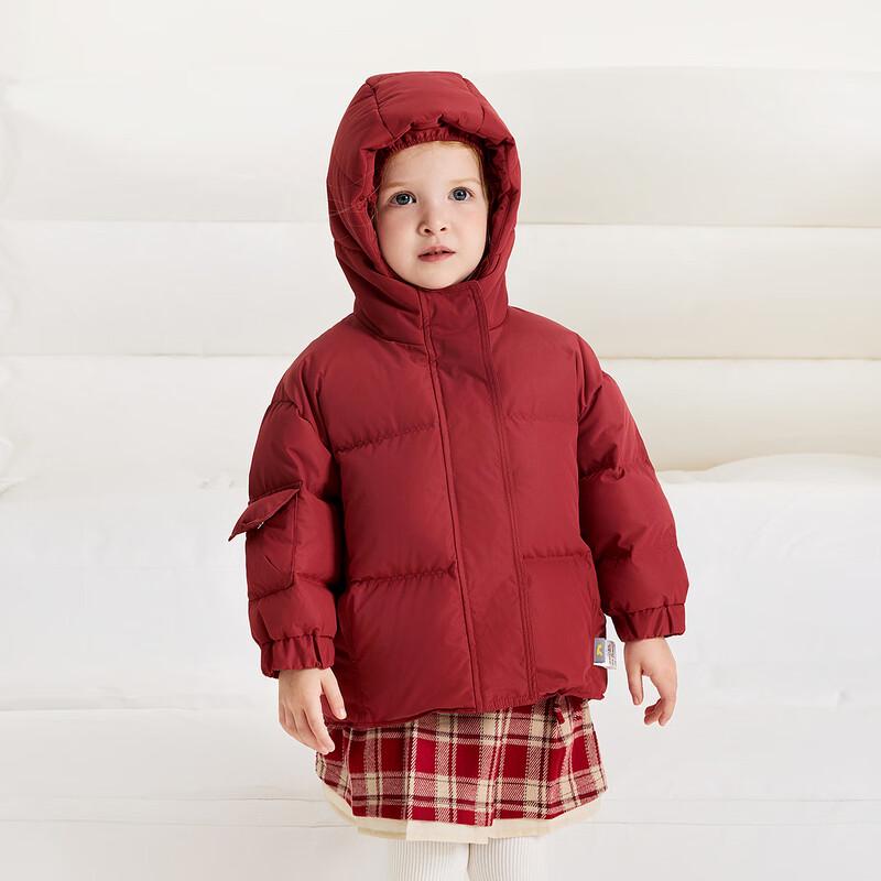 TONGTAI Baby Unisex Winter Hooded Down Jacket 110