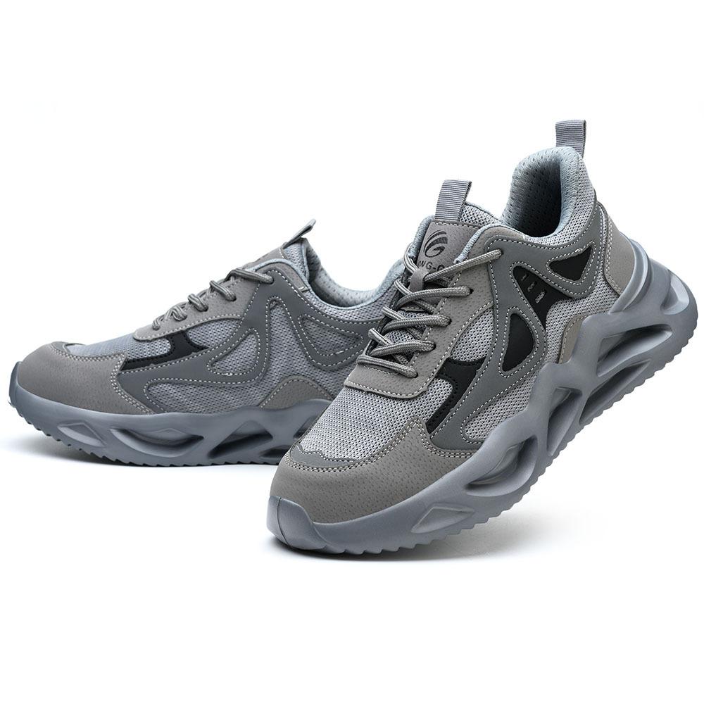 Leichte Sicherheitsschuhe Herren Damen Arbeitsschuhe Stahlkappe Arbeitsstiefel Sneakers Herren Damen Atmungsaktive Schuhe Stiefel