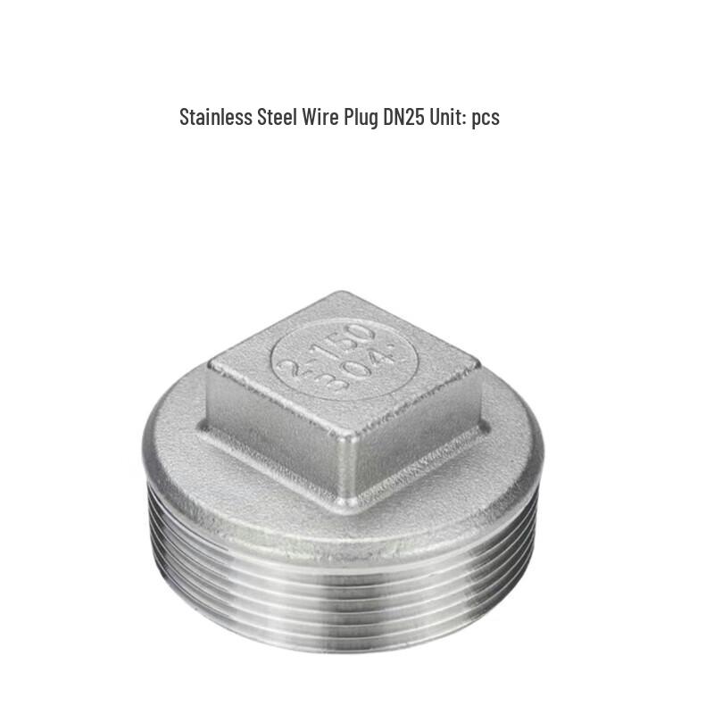 Stainless Steel Threaded Pipe Plug