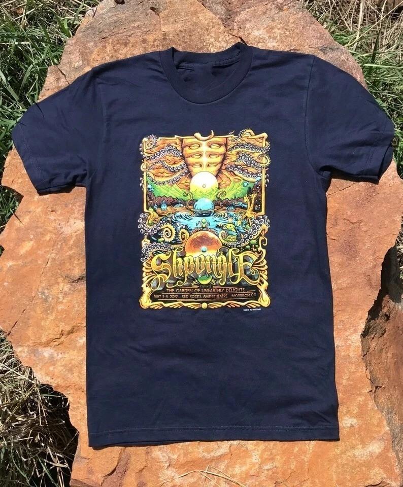 New Popular Shpongle Band Black T-Shirt Cotton Full Sze S-5XL XL