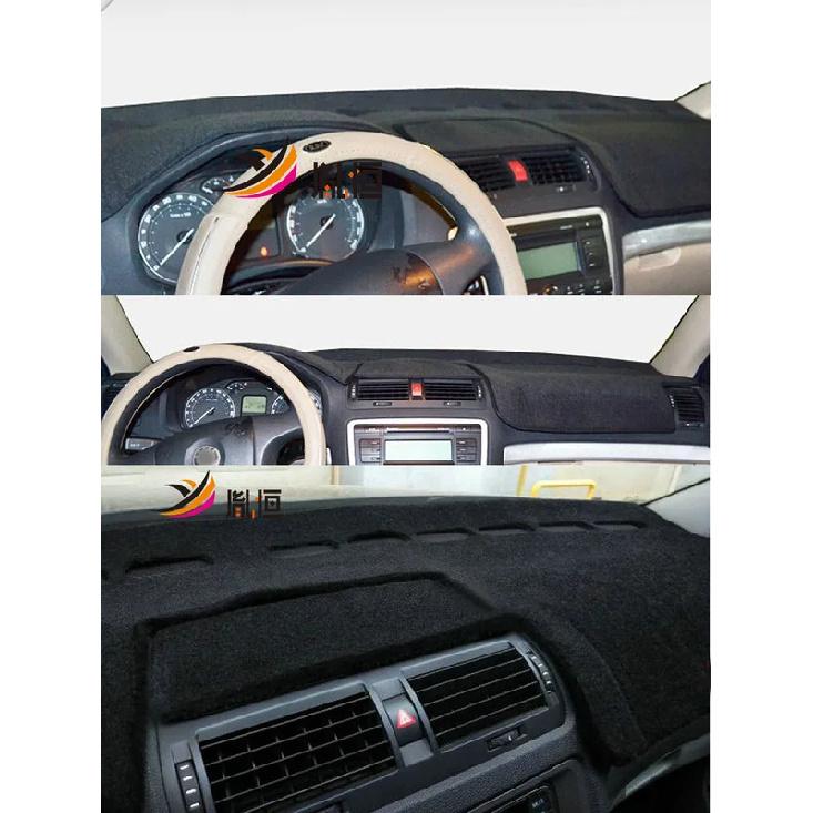 For Skoda Octavia II III 1Z3 1Z5 A5 NM2/4/5/3 Dashmat Dashboard Cover Trument Panel Sunscreen Pad Anti-Dirt Proof Dash Mat