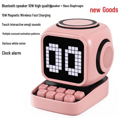 Smart Mini Bluetooth Speaker with Wireless Charging - Touch Interactive Sound, Perfect Birthday Gift