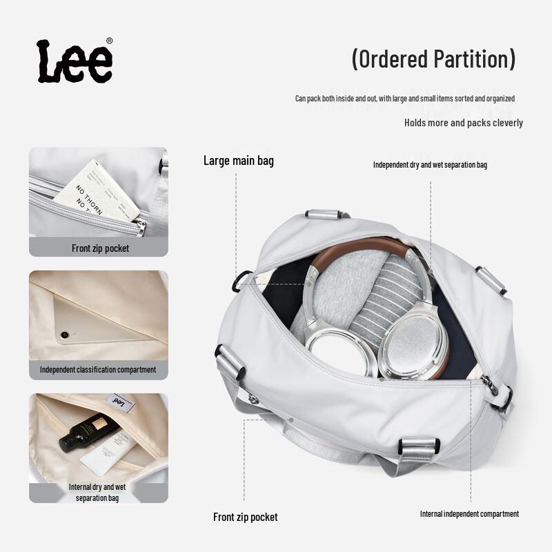 Lee Large Capacity Travel & Fitness Duffle Bag