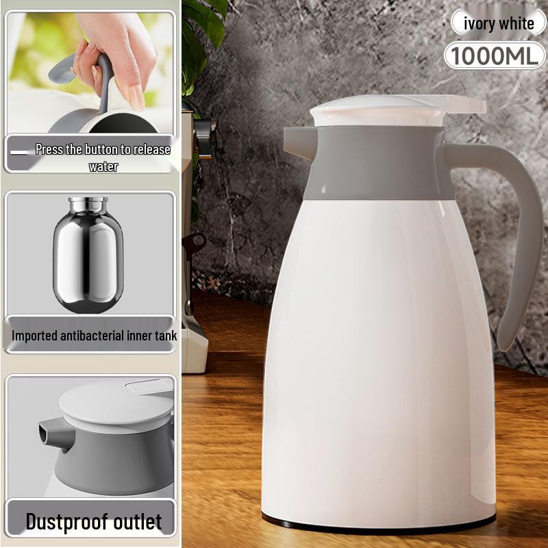 Large Capacity Insulated Red Thermos - 2026 New Style Hot Water Bottle for Home and Weddings