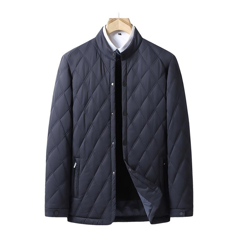

2025 зимняя защита от холода повседневная ветрозащитная мужская мода воротник-стойка утолщенная мужская одежда утолщенная теплая куртка 8XL