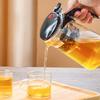 Teapot With Infuser Thickened Glass Heated Resistant Tea Pot One-Button Filtering Tea Separation Kettle Tea Coffee Maker