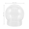 LEDMOMO Clear Snow Globe Water Globe with Spiral DIY Craft Empty Snow Christmas 15 Pieces Cap, Transparent, Refillable, Prop, Globe, Decoration,