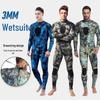 3MM Camouflage Superelastischer Herren Einteiler Surf- und Tauchanzug