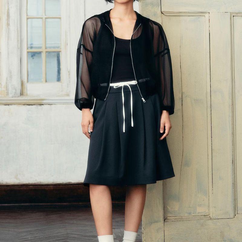 Za New Fall Women's Clothing 2025 Fashion Style Export Fashion All-Match Transparent Organza Hooded Outwear 4968800