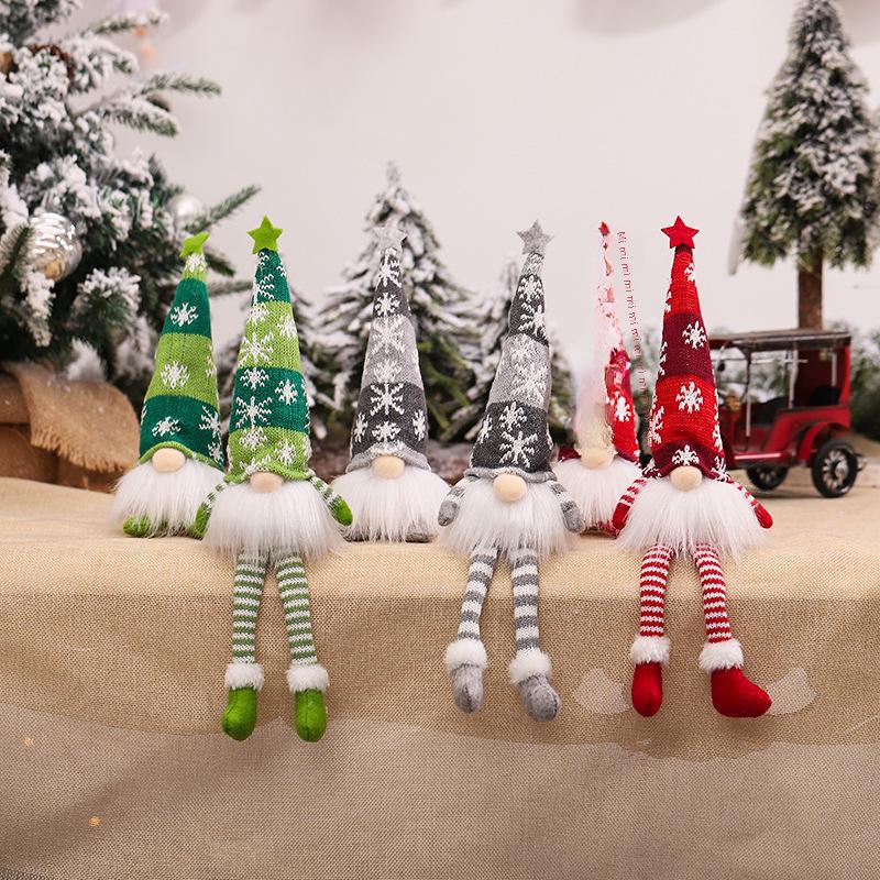 Knitted Forest Man Doll with Lights - Christmas Costume Prop & Luminous Ornament