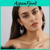 Fashionable Alloy Geometric Studded Earrings For Women In Silver Trendy And Elegant