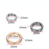 5Pcs/lot Metal O Ring Spring Clasps Openable Round Carabiner Keychain Bag Clips Hook Dog Chain Buckles Connector For DIY Jewelry
