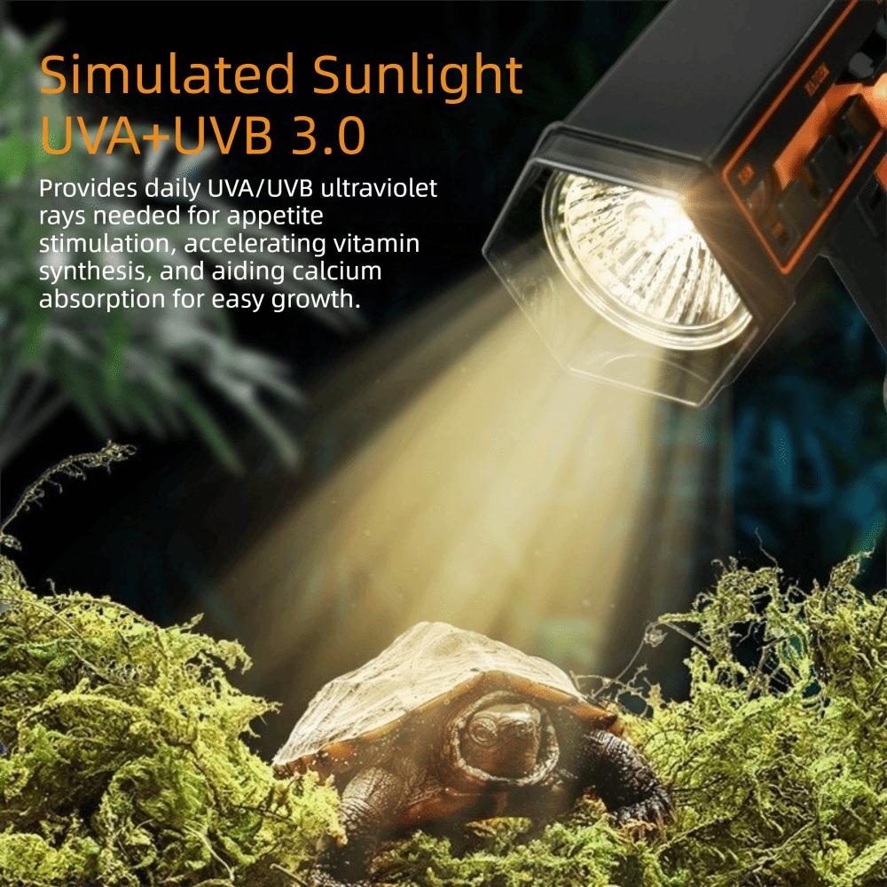 Heat Preservation Turtle Basking Light Simulated Sunlight Reptile Heat Lamp Reptile