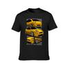 Fiat Coupe 20V Turbo Yellow TShirt graphics korean fashion blacks tshirts for men 2025 new model