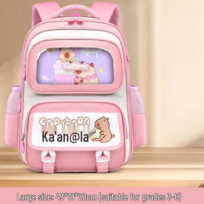 Süßer Capybara Kinder Schulrucksack