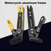 Motorcycle Kickstand Adjustable Tripod Holder Universal Aluminum Modified Foot Side Stand for Motor