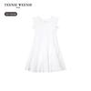Teenie Weenie Kids Girls' Pastoral Fly Sleeve Waist Dress