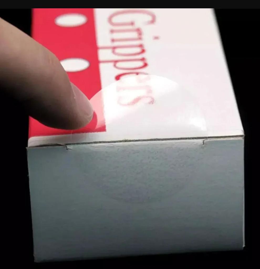 2.5cm 500 PVC Stickers Colored Circular Envelope Labels, Sealed Retail Packaging Transparent Sealing Labels