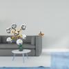 Sphere Horse Figurine Tabletop Ornament Statue Decorative Sculpture for Desk Office Shelf Living