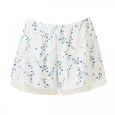 Cotton 3 4 Half Slip Flower Print Vhs5027