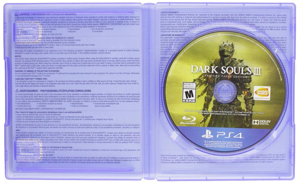 Dark Souls III The Fire Fades Edition (Import: North America) - PS4