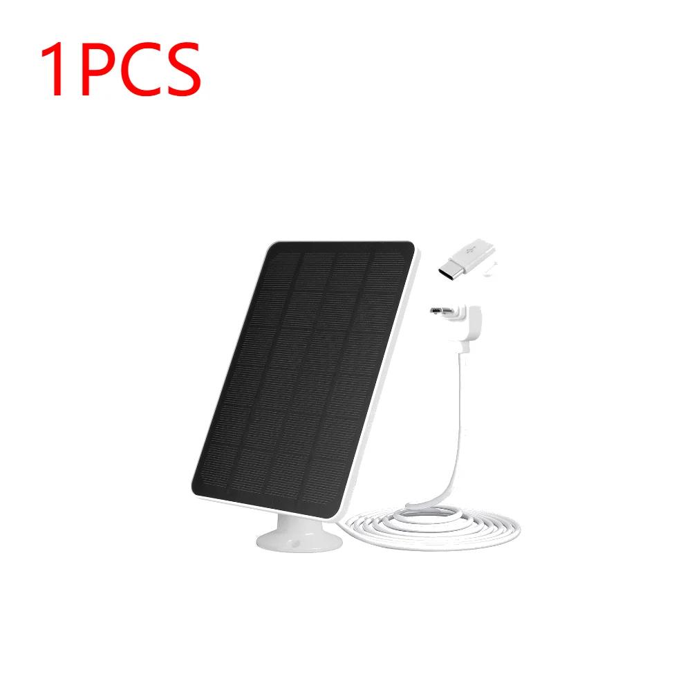 1-3PCS Solar Panel Camera Charger 360°Adjustable Wall Mount Camera Solar Panel for Arlo Essential Spotlight/XL Spotlight Camera
