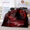 Elegance: Casino Royale Blanket Home Decor Soft and Comfortable Nap Blanket Air Conditioning Blanket Bedroom