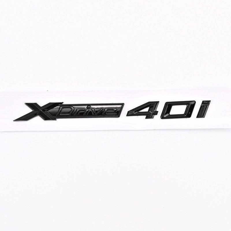 Zadní nápis kufru auta Originální náhradní štítek Pro BMW Xdrive 20i 25i 30i & GT - 18i 23i 28i 35i 40i 45i X1/X2/X3/X4/X5/X6/X7