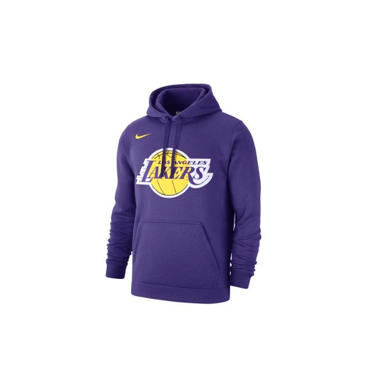 

Мужская флисовая толстовка с капюшоном Nike Los Angeles Lakers фиолетового цвета AV0341-504 M