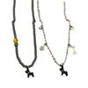 Charming Puppy Pendant Beaded Necklace: Trendy, Versatile Choker for Women's Sweet and Cool Style