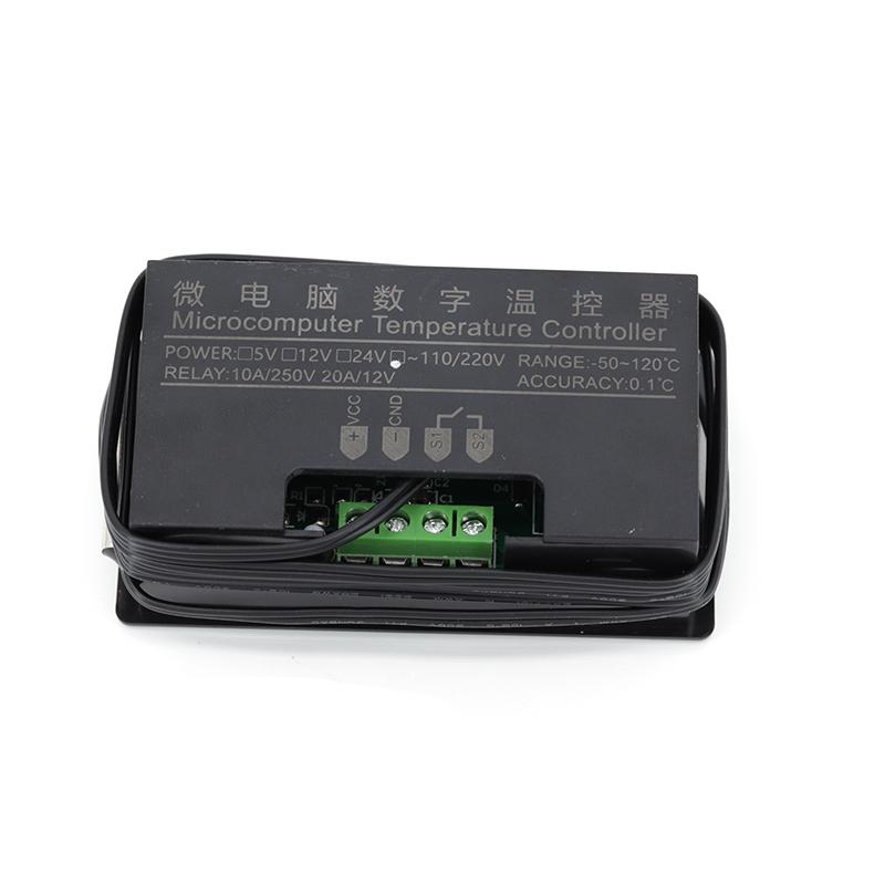 W3230 DC 12V 24V 110V 220V AC Digital Temperature Controller LED Display Thermostat With Heating Cooling Switch NTC Sensor