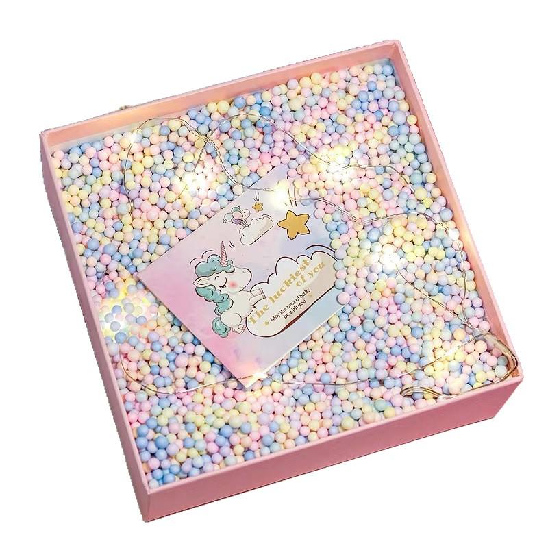 Foam Meteor Gift Box Filler: Round Particle Bobo Balls for Christmas Decoration, Alternative To Raffia