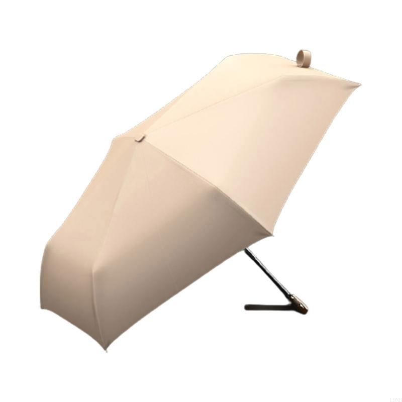  Automatic Folding Umbrella Flat Ultralight Travel for Sun Umbrella 6 Ribs Parasol for Adults Women Men Outdoor Portable