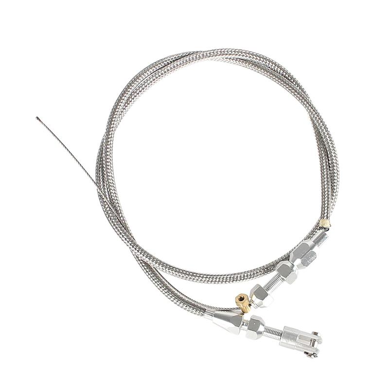 36  Braided Throttle Cable Kit Replacement Swap Fuel Line Kit