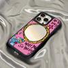 Mirror Phone Case for iPhone 15 11 13 14 for 15 16 Pro Max 12 13 16 Pro Cloud Flower and Animal Cute Style Phone Case