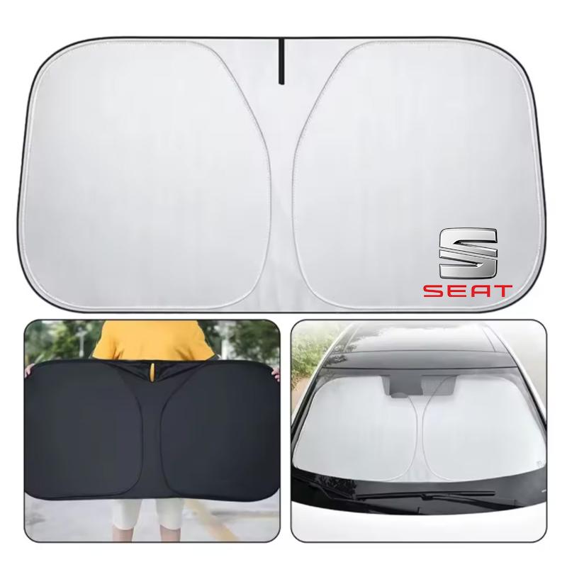 Wszp1 Parasol para Coche Cubierta Protección Solar Escudo UV Para Seat Leon 5f Ibiza 6l 6j Leon 1p Cojín Altea Xl Leon Mk Accesorios para Coche