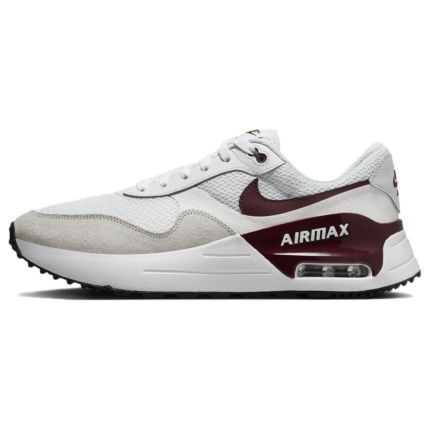 Nike Air Max SYSTM Men White Dark Team Red DM9537-106 EU 38.5