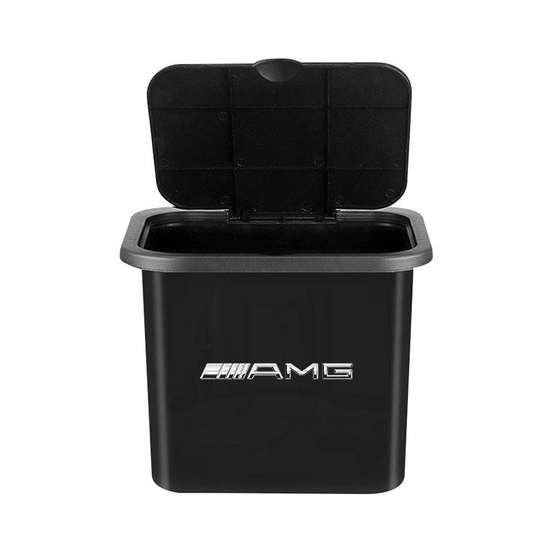 1Pcs Car Hanging Trash Bin Seat Back Storage Box Phone Holder Hook For Mercedes-Benz AMG C500 C200 C300 A B C E GLA CLA GLK GL ML GLE W204 W205 W203