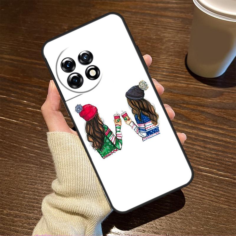 Best Friends BFF Matching For OnePlus 15 13 12 11 15R 13R 12R 8T 10T 13T Case For OnePlus Nord 5 CE 2 3 4 Lite N20 N30