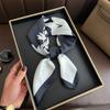68cm Literary Flower Scarf Women's Spring and Summer New Imitation Silk Scarf High-end Fashion Versatile Headscarf Shawl
