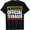 13 Birthday Official Teenager Boy 13yr Math 13th T Shirts Men Streetwear Tee Shirt Short Sleeve Unisex Loose Clothing