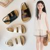 2026 Summer Girls' Versatile Velcro Sandals - New Roman Casual Beach Shoes