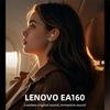 Lenovo EA160 Ασύρματα Ακουστικά Bluetooth 5.4 Hi-Fi Καθηλωτικός Ήχος 24 Ώρες Αναπαραγωγή Κλήση HD Φωνής TWS Ακουστικά Μείωση Θορύβου Χαμηλή Καθυστέρηση Ακουστικά Gaming