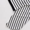 Kaslead New Women Clothes Western Style Fashion Simple Bat Sleeve Stripe Top 1165260
