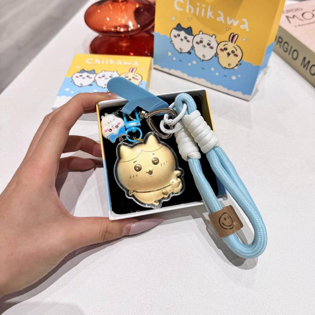 Gold Cartoon Usagi Pendant Phone Strap Keychain