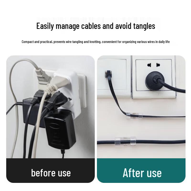 Self-Adhesive Cable Organizer Clips